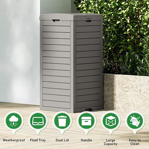 NUNU LAB 31 Gal Outdoor Trash Can - Image 3