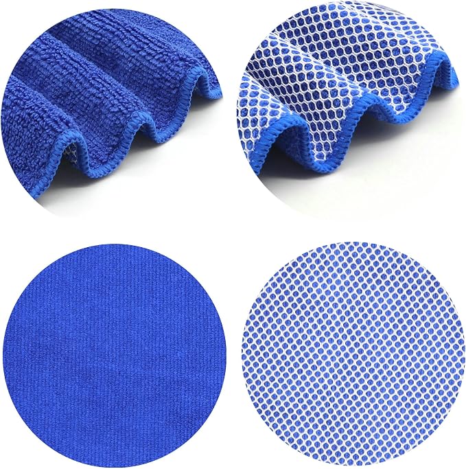 Microfiber Dish Cloths Fast Drying Kitchen Cleaning Cloth Dish Rags Dust Cloths - Image 6
