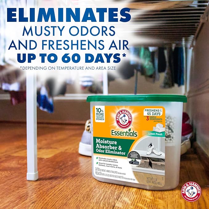 Arm & Hammer Essentials Disposable Moisture Absorber and Odor Eliminator Tub - Image 2