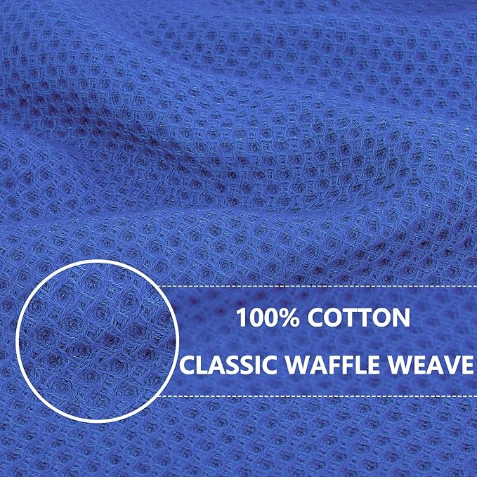 Homaxy 100% Cotton Waffle Weave Kitchen Dish Towels, Ultra Soft Absorbent Quick - Image 2