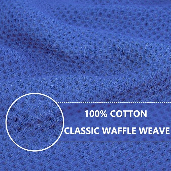 Homaxy 100% Cotton Waffle Weave Kitchen Dish Cloths, Ultra Soft Absorbent Quick - Image 2
