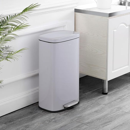 happimess HPM1011D Curtis 8-Gallon Step-Open Trash Can, Fingerprint Resistant - Image 2