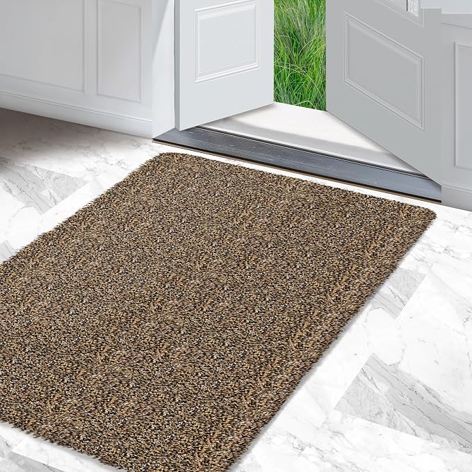 Premium Microfiber Indoor Door Mat – 36"x60" Washable Entry Mat, Waterproof by RugMast