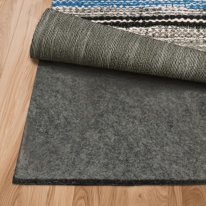 Nevlers 6x9 Rug Pad Non Slip – 1/4" Thick Felt TPO Dual-Layer Grip Mat | Anti by Nevlers