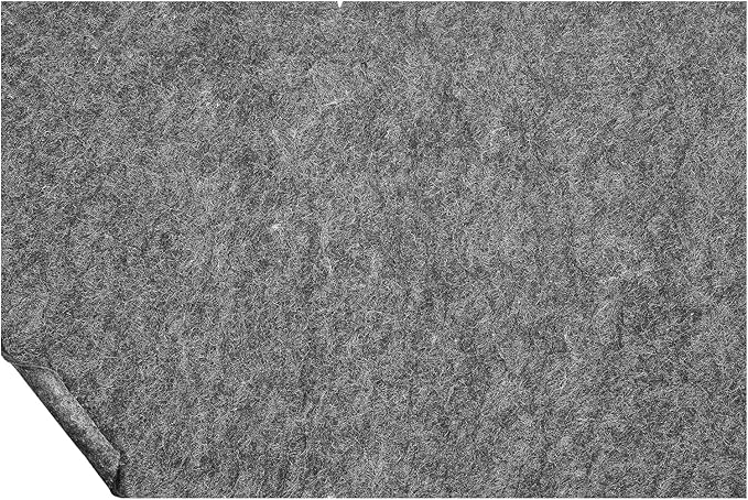 VEVOR Non-Slip Resistant Rug Pad, Protective Cushioning Carpet Pad, 1/4" Thick by VEVOR