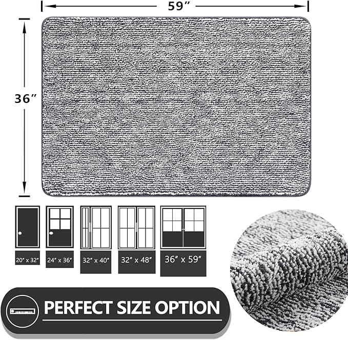 REFETONE Doormat, Dark Grey - Image 2