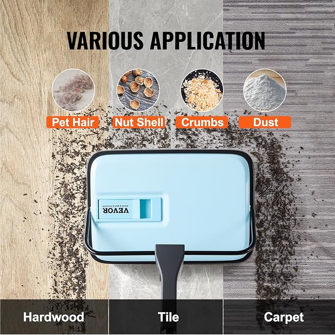 VEVOR Carpet Sweeper Manual, Floor Sweeper - Image 6