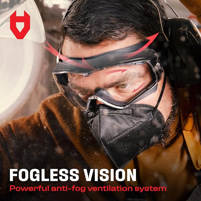 NoCry Safety Goggles Over Glasses - Image 5