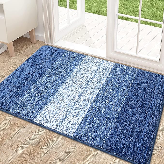 Kitinjoy Indoor Outdoor Door Mat, 32x20 Non-Slip Absorbent Dirt Trapper by Kitinjoy