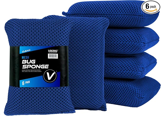 VIKING Mesh Bug Sponge, Car Wash Sponge by VikingCarCare