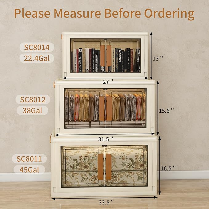 Plastic Stackable Storage Bins - Image 2