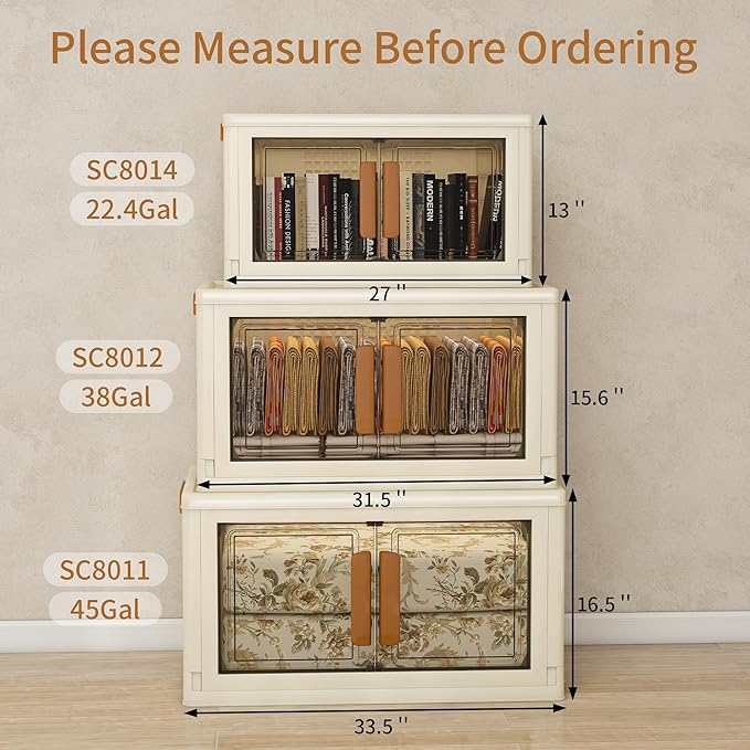 Plastic Stackable Storage Bins - Image 2