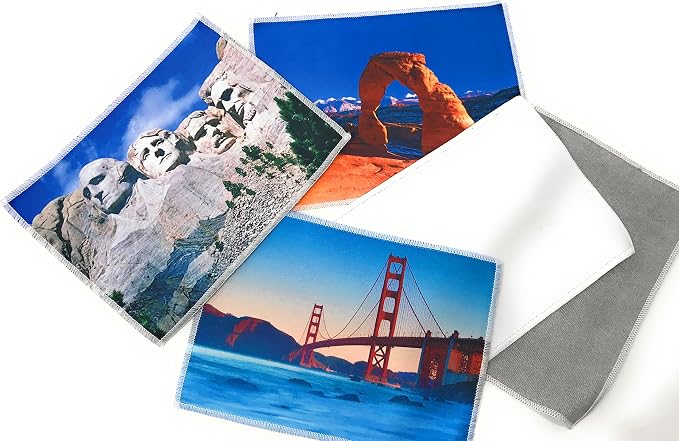 20 Bulk 7" x 5" Blank Tech Cleaning Micro-Fiber Cloths - Image 5