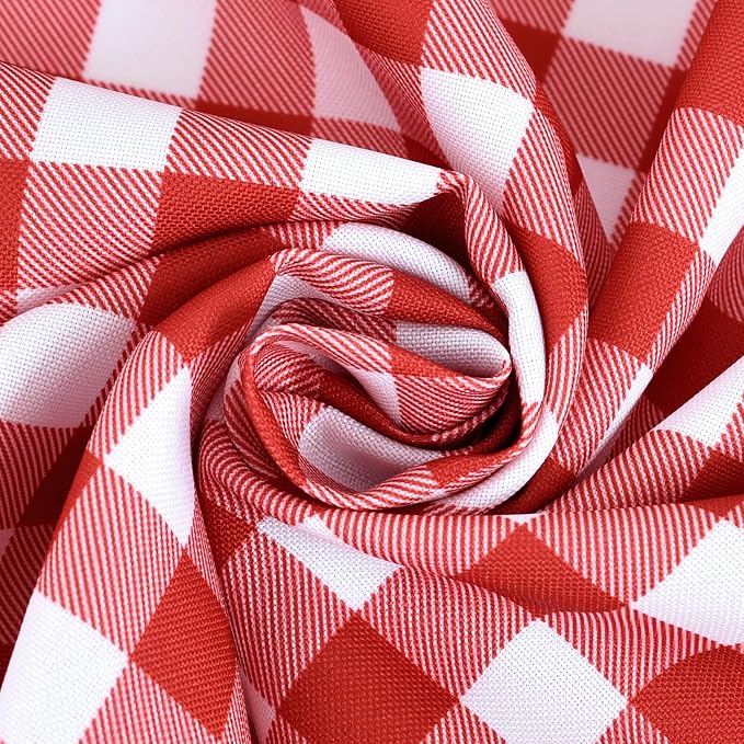 Waterproof Plaid Tablecloth Fabric - Image 4
