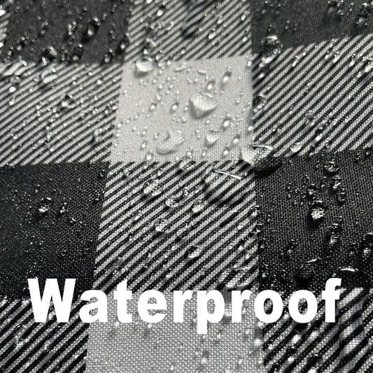 Waterproof Checkered Tablecloth Runner Fabric - Image 2