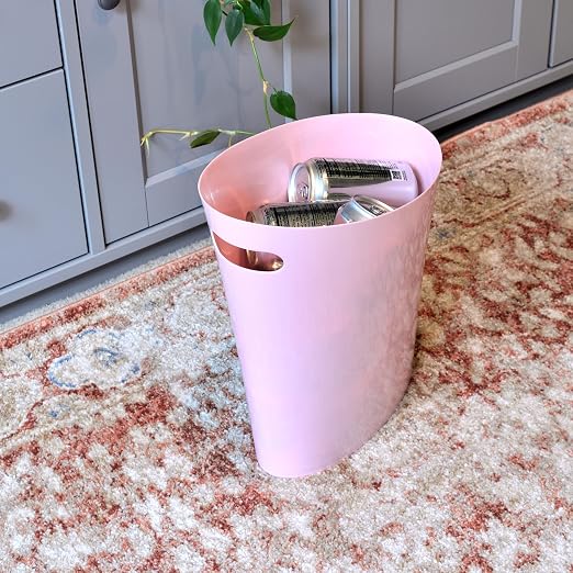 Youngever 2 Gallon Slim Trash Can, Plastic Garbage Container Bin, Small Trash - Image 3