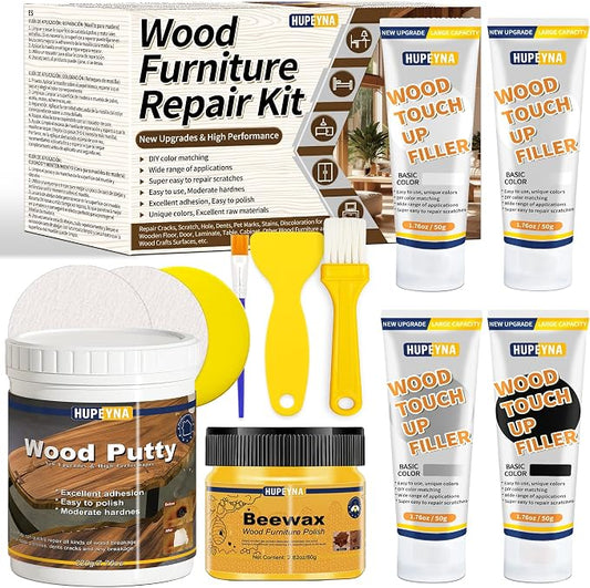 Wood Repair Kit, Wood Furniture Repair Kit, Wood Filler, Wood Putty and by HUPEYNA