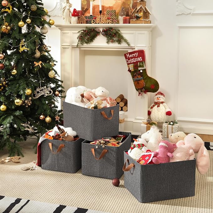 GRANNY SAYS Closet Storage Baskets, Collapsible Fabric Storage Bins - Image 8