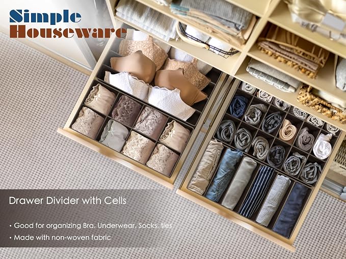 Simple Houseware 4-Pack Drawer Organizer Set - Image 6