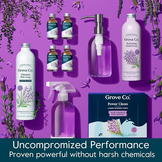 Grove Co. Tub and Tile Cleaner Refill Concentrate + 1 x Reusable Glass Spray - Image 6