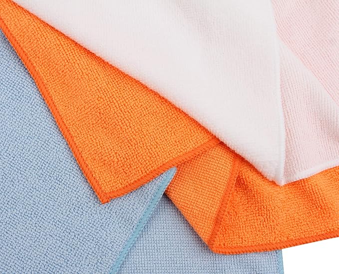 Tricol Clean Certified Recycled Microfiber Cleaning Cloths, Made from Plastic - Image 2
