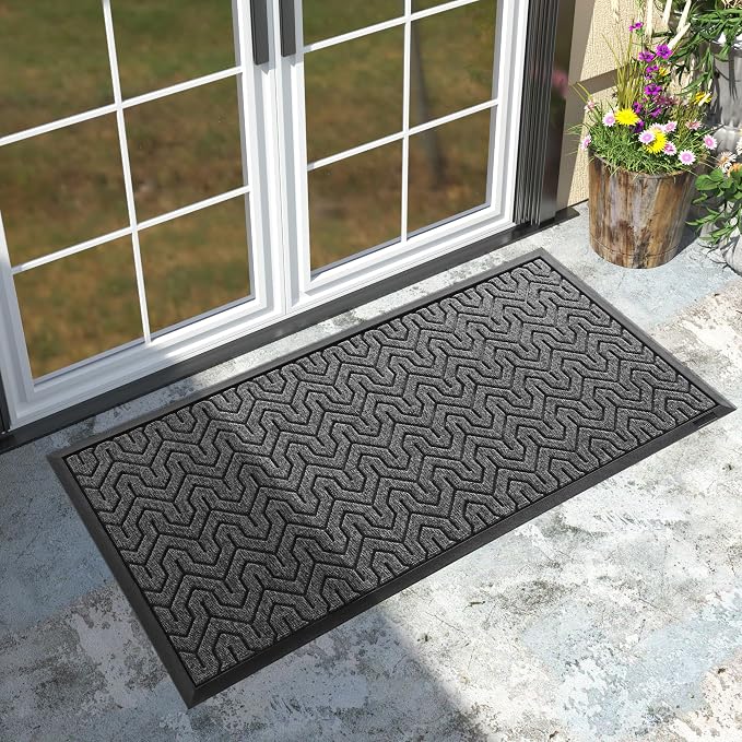 Yimobra Large Door Mat Outside Entrance 47x24, Waterproof Heavy Duty Outdoor by Yimobra