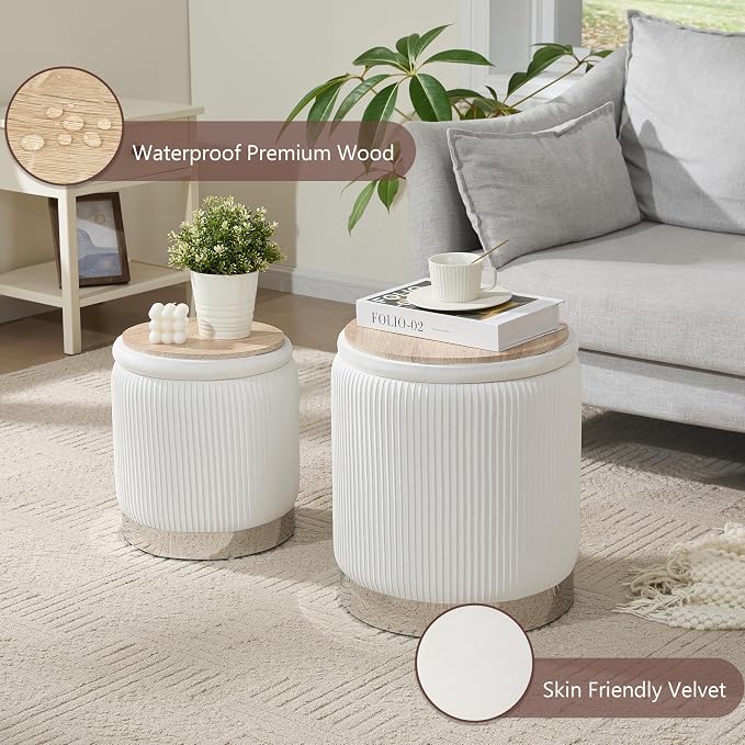 Royal Windsor Round Ottoman - Image 6