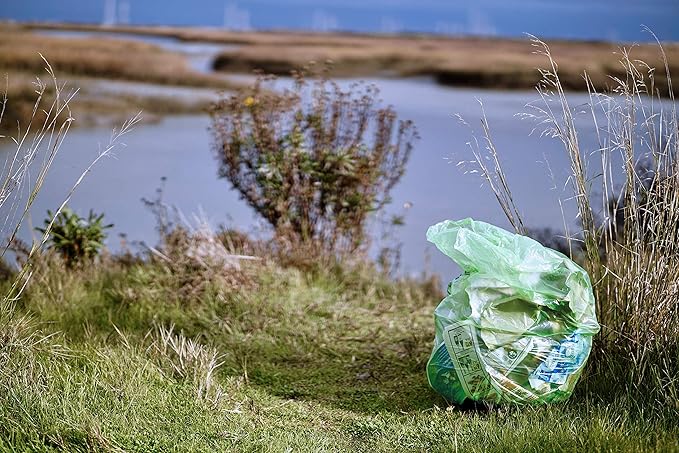 Reli. Compostable 33 Gallon Trash Bags | 80 Count Bulk | ASTM D6400 | Green | - Image 6
