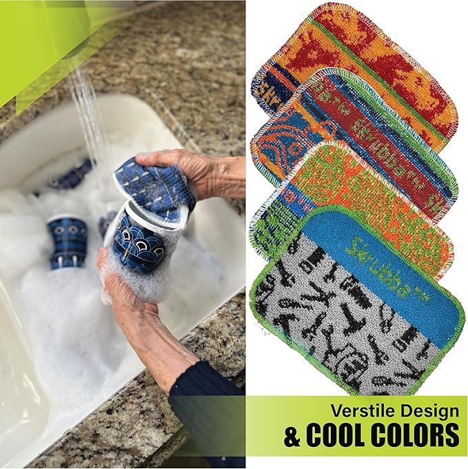 Wet-It Skrubba Non-Scratch Scouring Pad – European Scrubby Sponge - Image 7