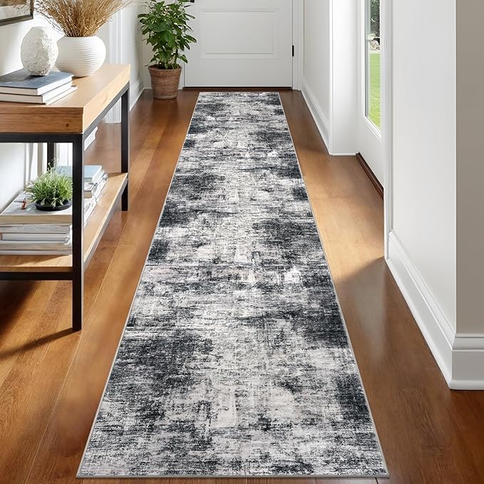 IOHOUZE Abstract Runner Rug 2x12 Ft Washable Runners by iOhouze