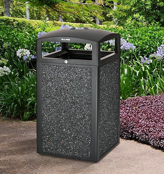 Alpine Outdoor Commercial Trash Can by AlpineIndustries