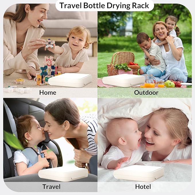 Travel Bottle Drying Rack Space Saving, Foldable Bottle Drying Rack - Image 7