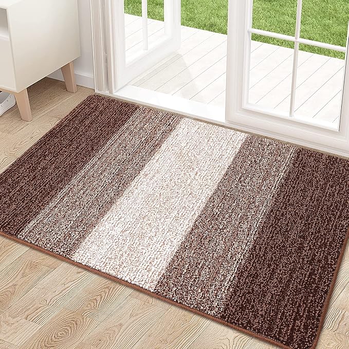 Kitinjoy Indoor Outdoor Door Mat, 32x20 Non-Slip Absorbent Dirt Trapper by Kitinjoy
