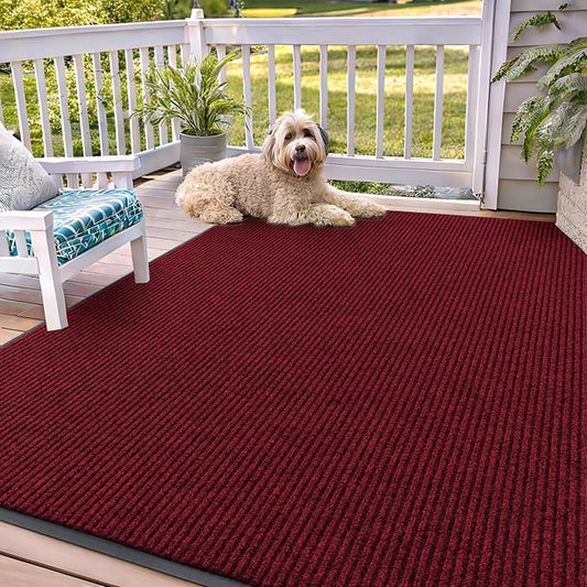 OLANLY Front Door Mat Indoor Outdoor Entrance, Waterproof Heavy Duty Doormat by OLANLY