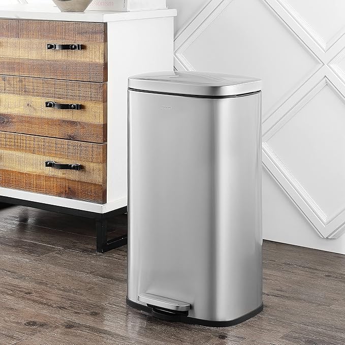 happimess HPM1011A Curtis 8-Gallon Step-Open Trash Can - Image 2