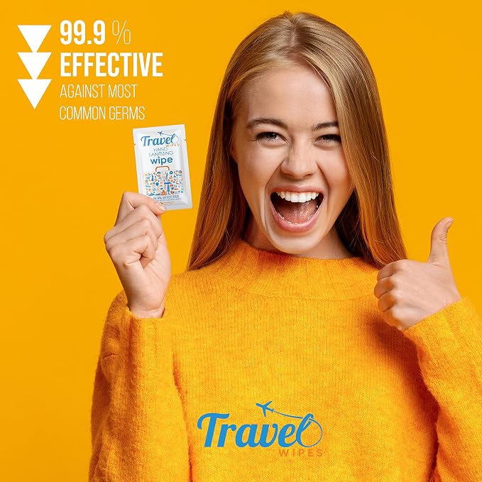 Hand Sanitizing Travel Wipes – 30ct Individually Wrapped | Fragrance-Free - Image 4