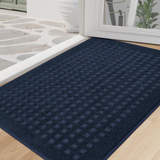 BEQHAUSE Waffle Door Mats Indoor 32"x48", Dog Mat by BEQHAUSE