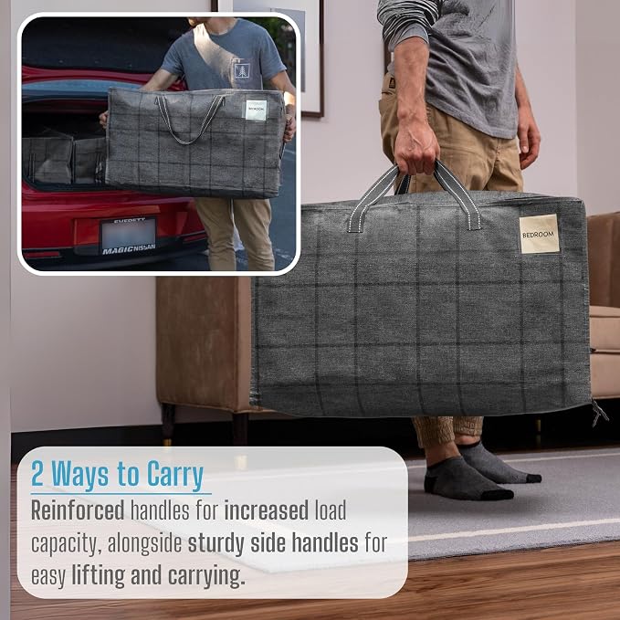 VENO 8 Pack Moving and Storage Bags, Heavy Duty, Alternative to Moving Boxes - Image 6