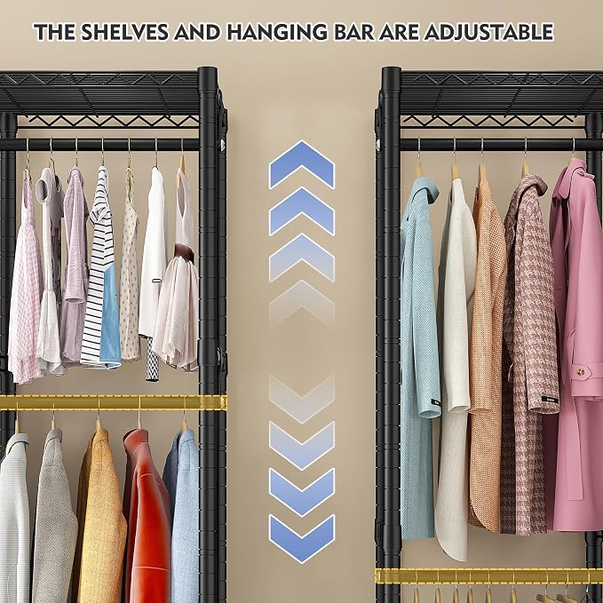Raybee 90.6" W Clothes Rack - Image 8