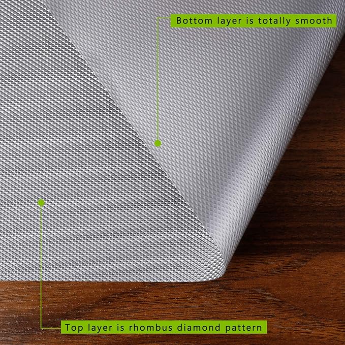 Kitchen Shelf Liner Drawer Liners, Non-Adhesive Refrigerator Liners Waterproof - Image 2