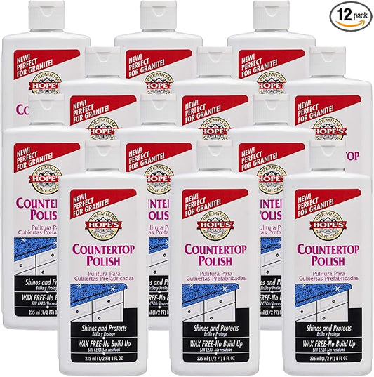 HOPE'S Countertop Restoration Polish, Streak-Free Kitchen Counter Cleaner by Hopes