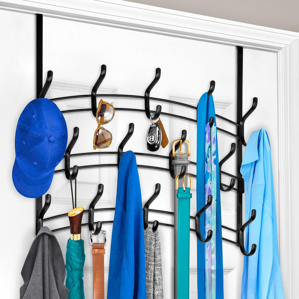 LYNK Professional® Home™ Over the Door Hooks - 28 Hook – Over the Door Coat R...