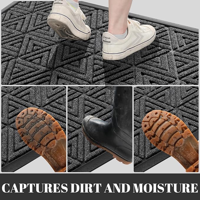 Yimobra Outdoor Mats for Front Door 29.5x17, All-Weather Waterproof Non-Slip - Image 6