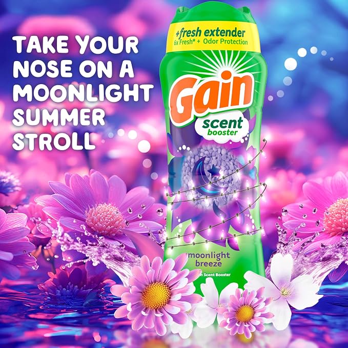 Gain Fireworks In-Wash Scent Booster Beads, Moonlight Breeze, 12.2 oz - Image 3