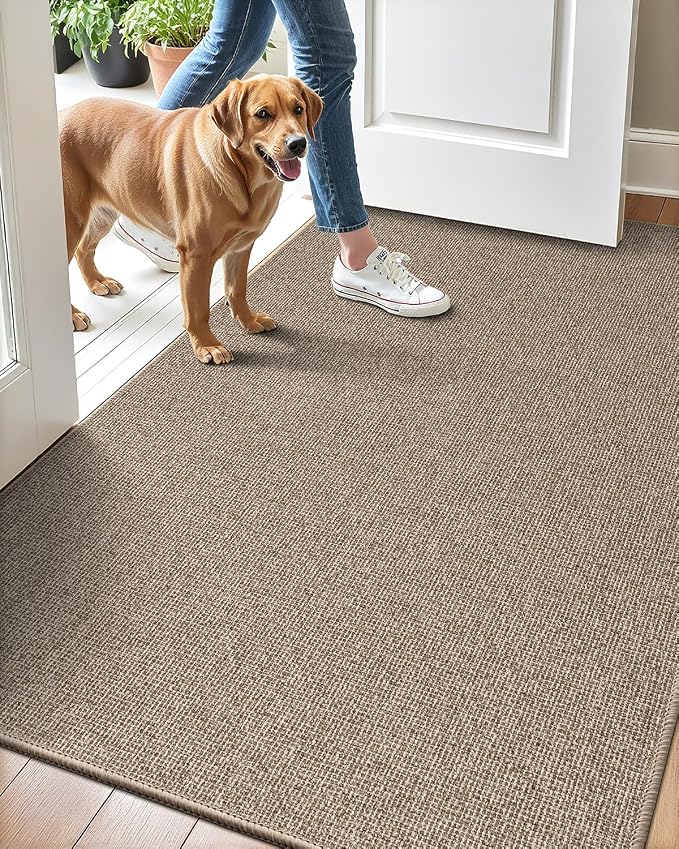 LUMI Indoor Door Mat 36"x56", Ultra Thin Low Profile Non-Slip Doormat by LUMI
