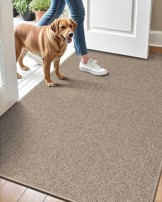 LUMI Indoor Door Mat 36"x56", Ultra Thin Low Profile Non-Slip Doormat by LUMI
