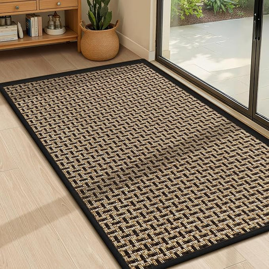 LEKEEPGO Door Mat Indoor Entrance 24"x36", Absorbent Indoor Door Mat, Non Slip by LEKEEPGO