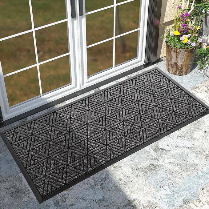 Yimobra Large Door Mat 47x24, All-Weather Waterproof Non-Slip Welcome Matt by Yimobra