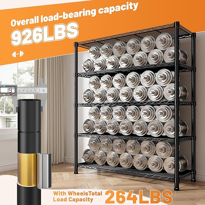 REIBII 72.8" H Storage Shelves - Image 4