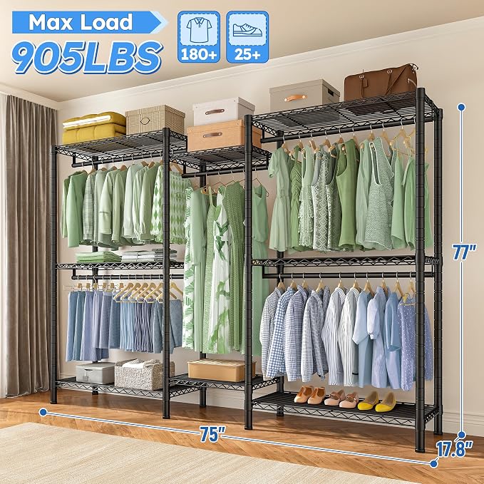 Raybee Clothes Rack Heavy Duty，Clothing Racks - Image 2